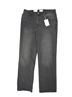 Z Supply Denim The Muse High Rise Straight Jeans in Nocturne